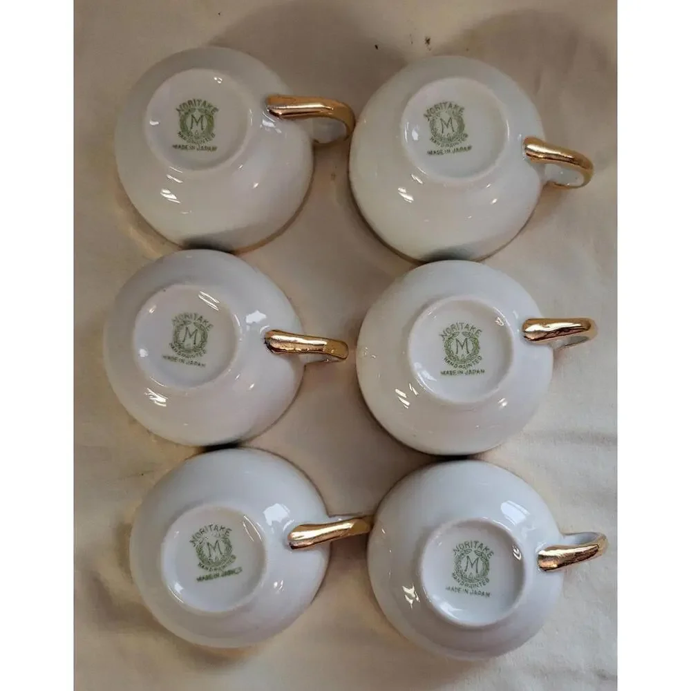 Vintage Noritake Goldena Children's Tea Set for 6 counti